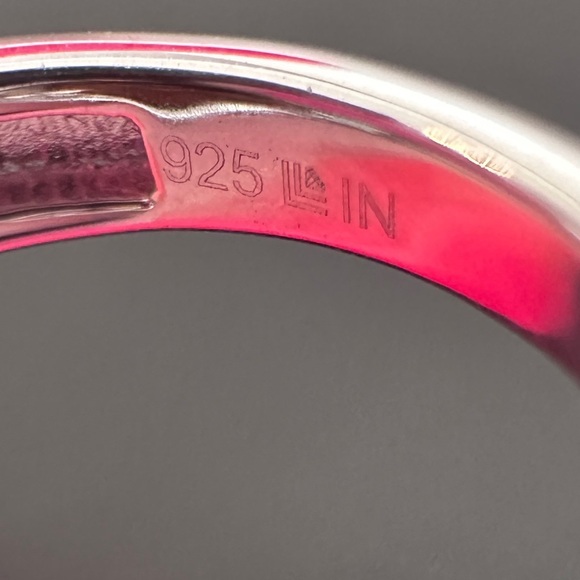 Citrine & CZ set in sterling silver fashion ring! - Picture 10 of 13